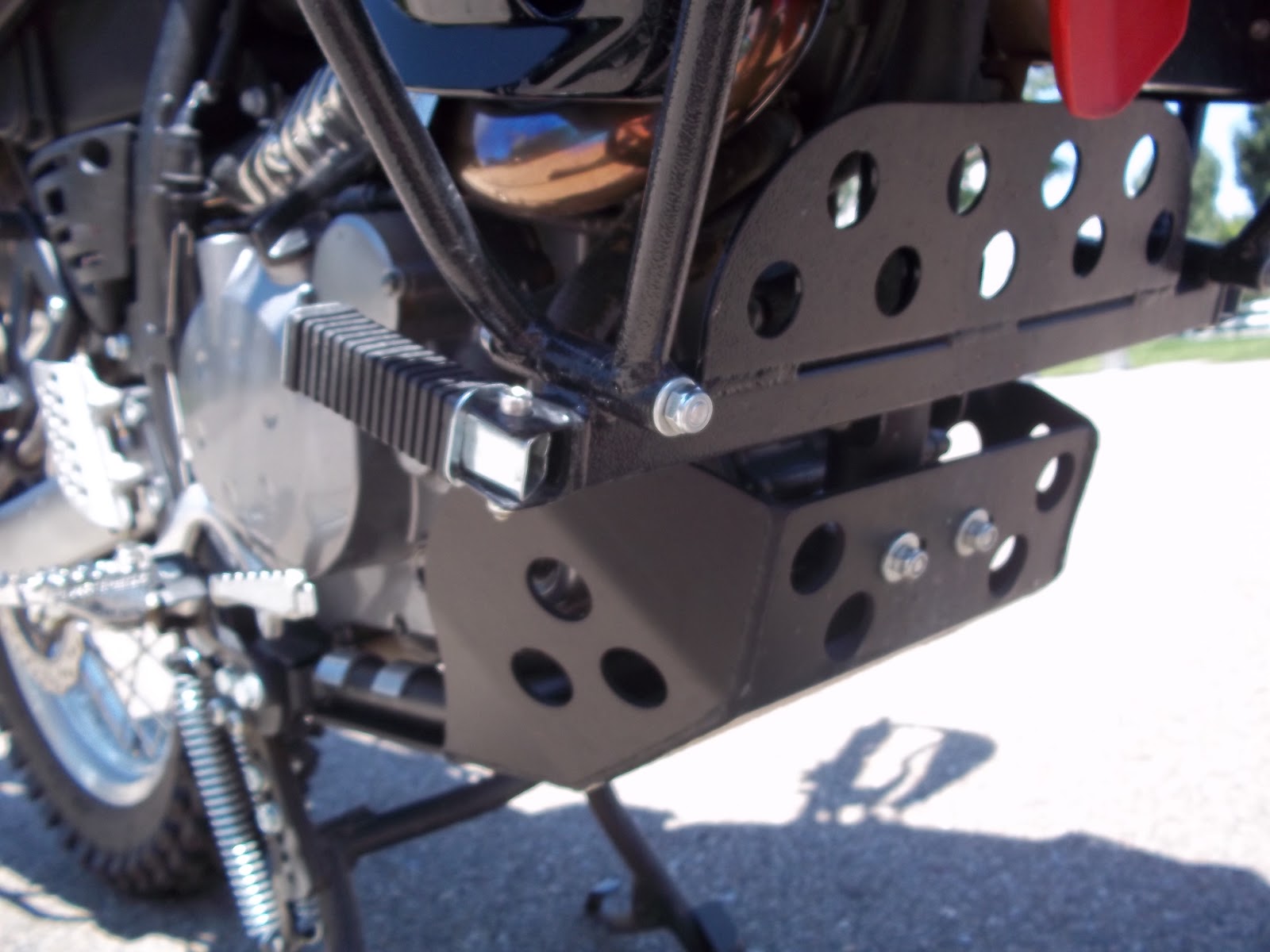 Adventure KLR650 Project Crash Bars and Skid Plate